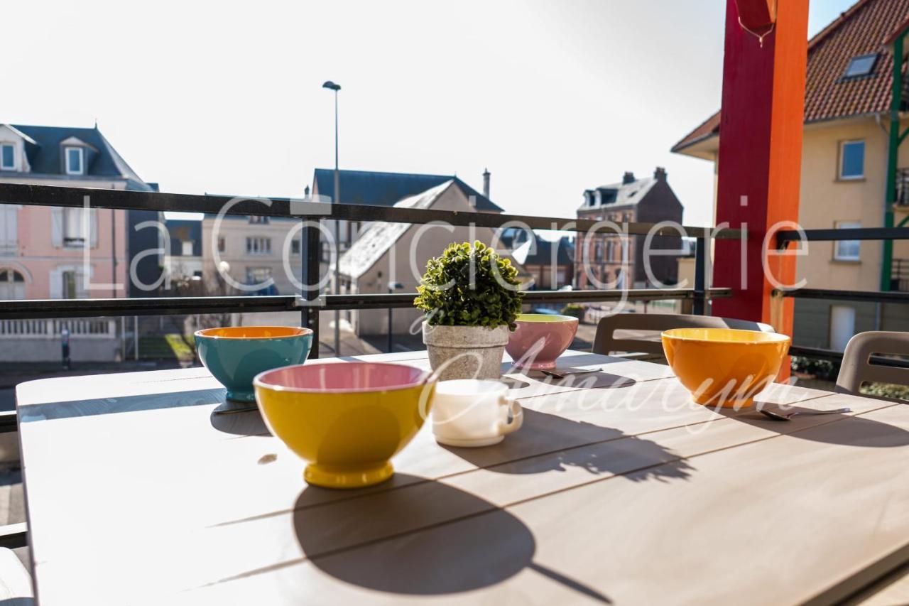 Bel appartement proche de la mer avec balcon Cayeux-sur-Mer Esterno foto